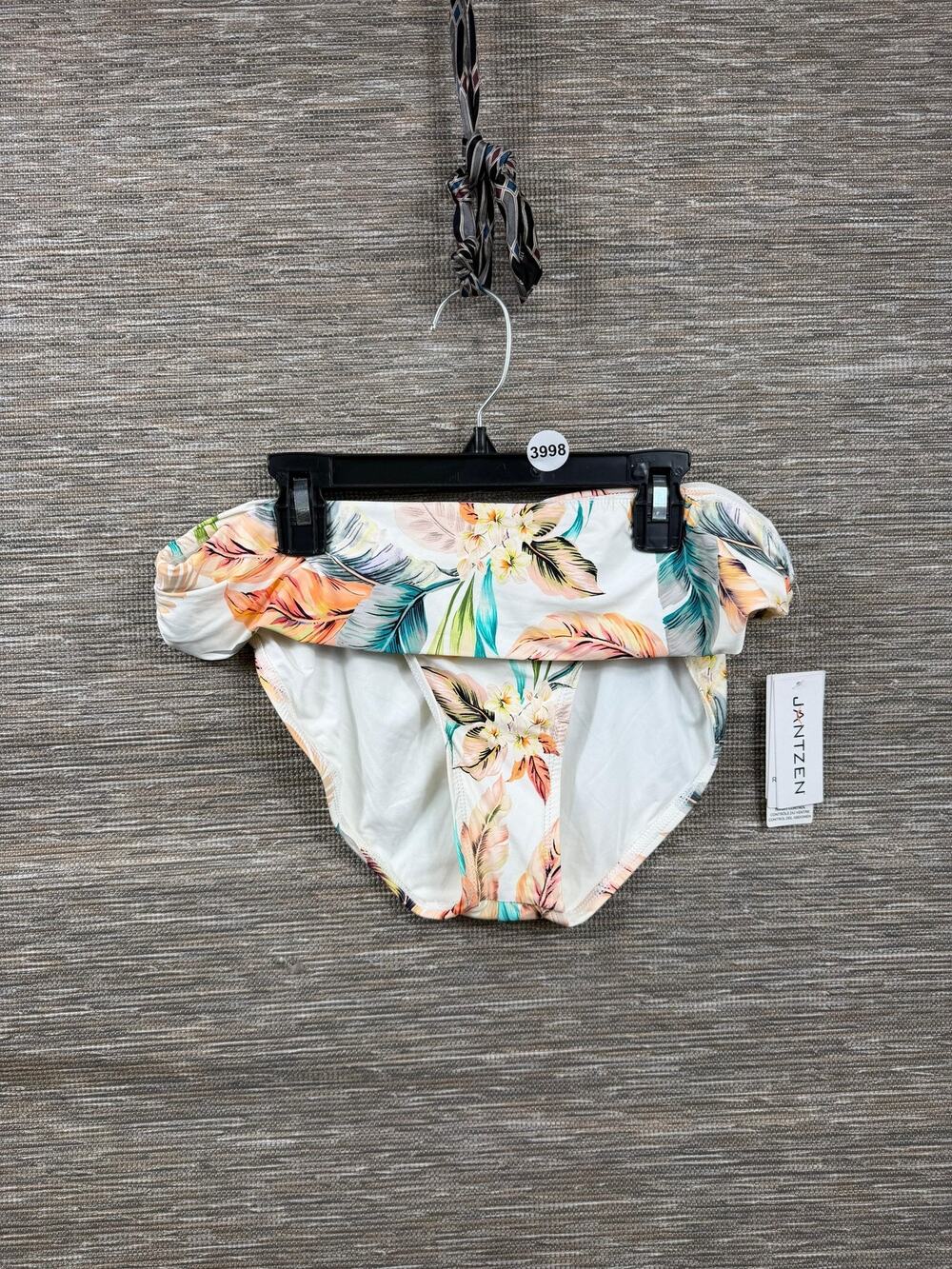Jantzen Swim Bottom Womens Size 14 Tropical Floral High Waist Tummy Control